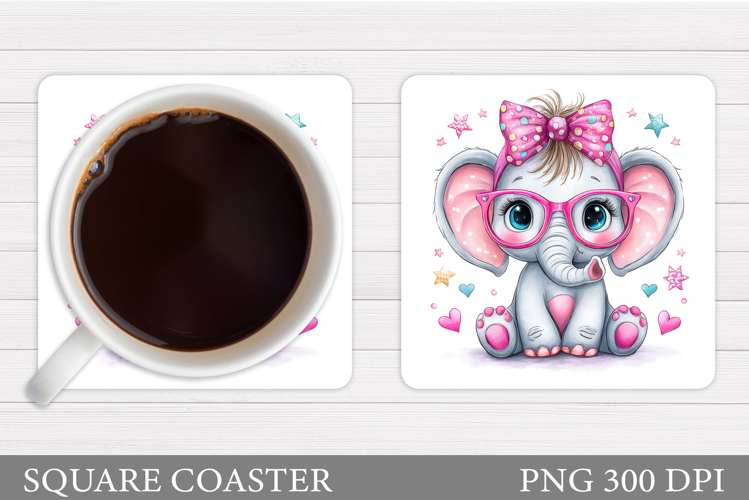 Cute Elephant Clipart Image 7