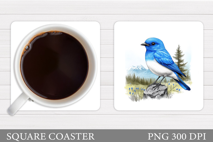 Bird Coaster Design. Bird Sublimation