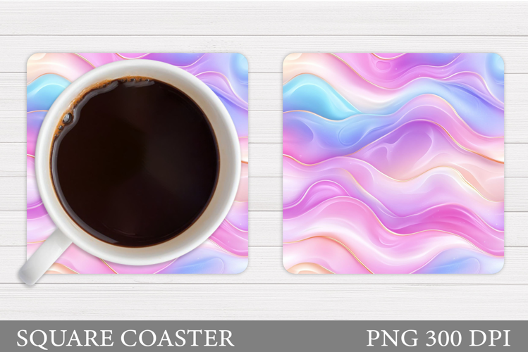 Abstract Coaster Design. Texture Coaster Sublimation