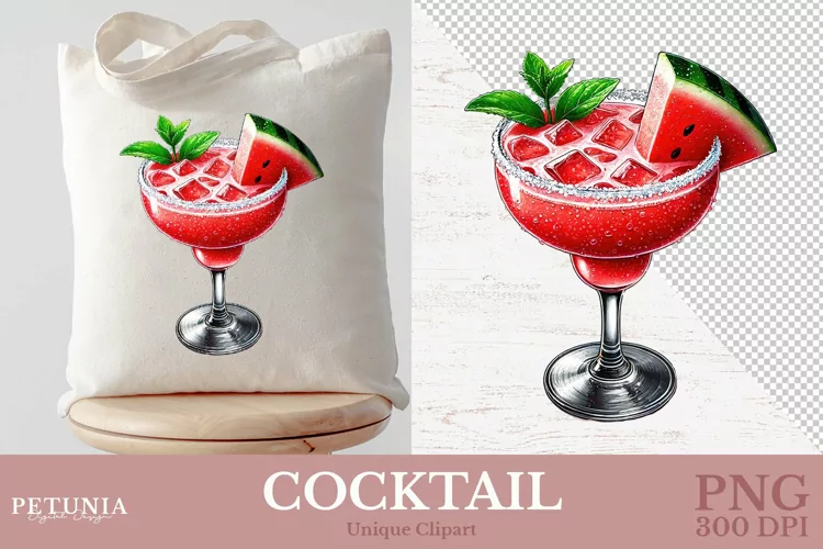 Drink Cocktail PNG | Watercolor Clipart