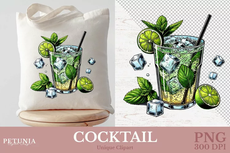 Drink Cocktail PNG | Watercolor Clipart