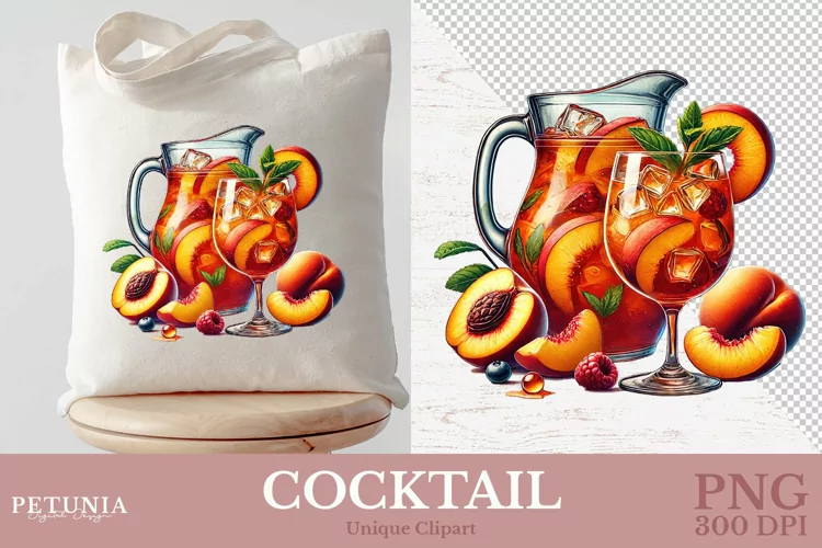 Drink Cocktail PNG | Watercolor Clipart