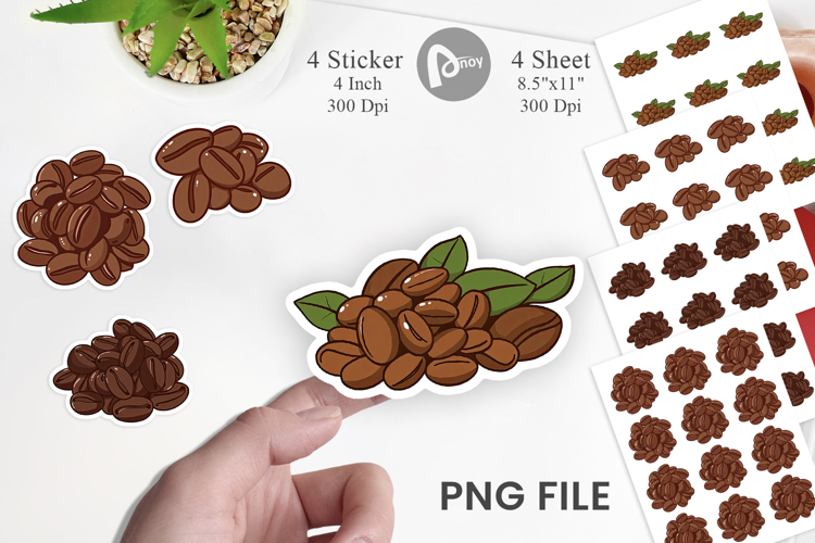 Cocoa Beans Sticker