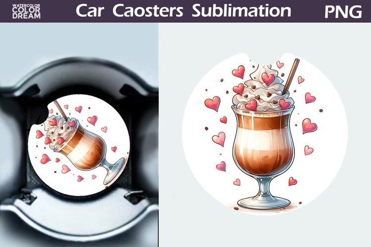 Coffee Car Coaster | Coffee Coaster | Car Coaster