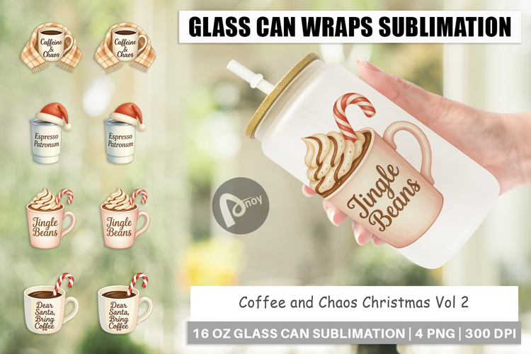 Glass Can Coffee and Chaos Quotes