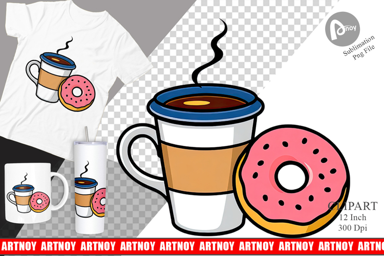 Donut Clipart Image 4