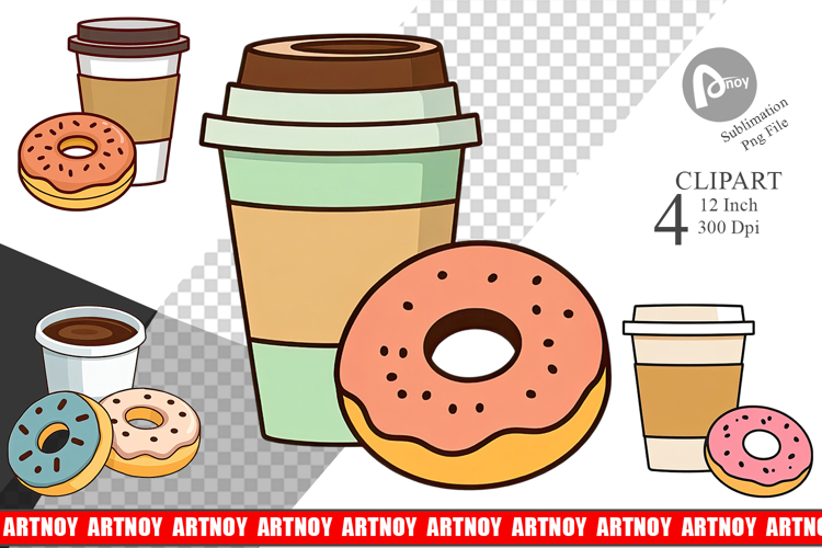 Donut Clipart Image 4
