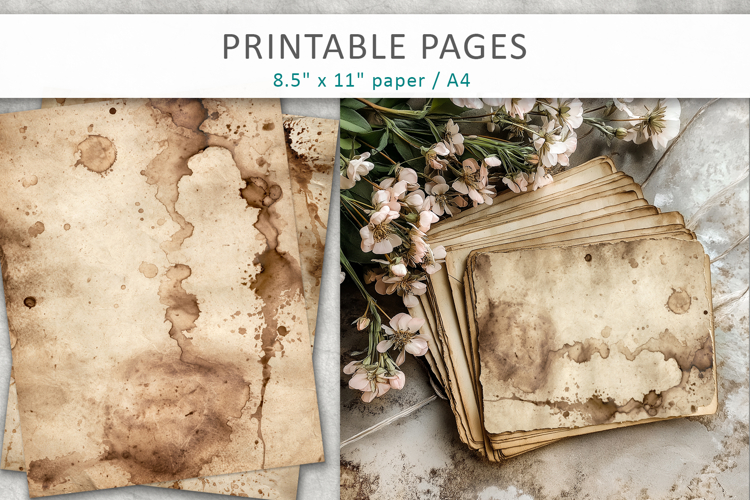 Aged Paper Texture Image 9