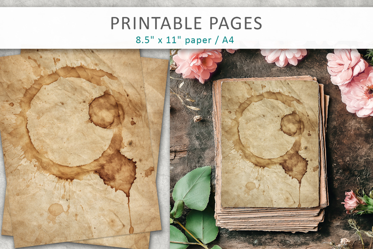 Aged Paper Texture Image 8