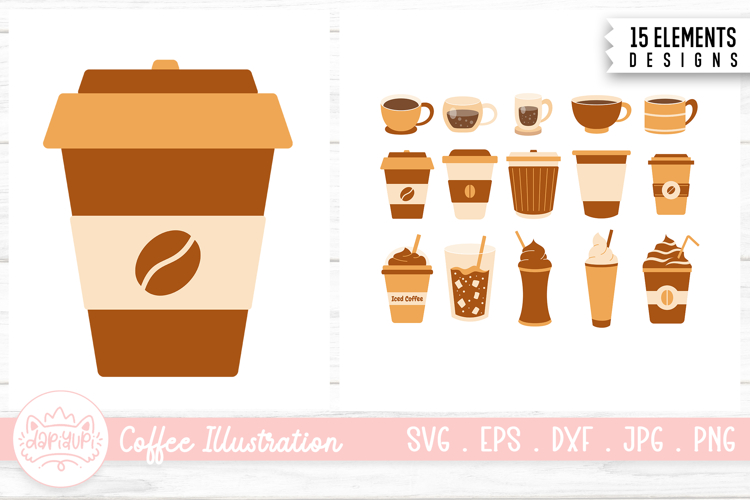 Latte Clipart Image 21