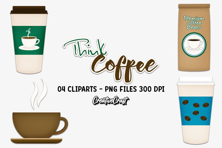 Coffee Clipart, coffee clip art graphic, coffee illustration