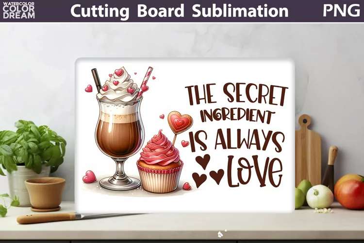Coffee Cutting Board | Glasses Kitchen Cutting Board