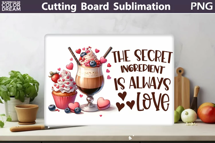 Coffee Cutting Board | Glasses Kitchen Cutting Board