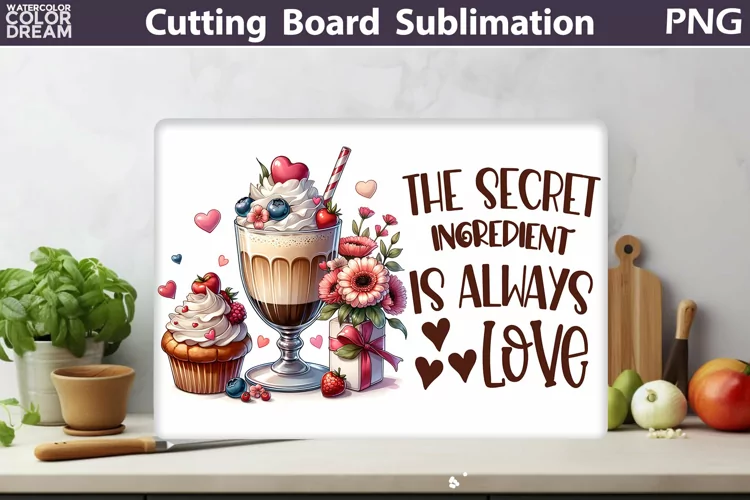 Coffee Cutting Board | Glasses Kitchen Cutting Board