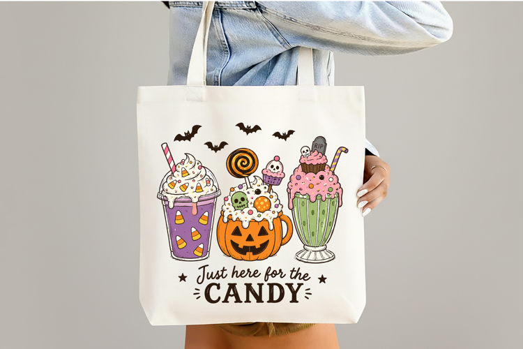 Coffee Halloween Candy PNG Sublimation