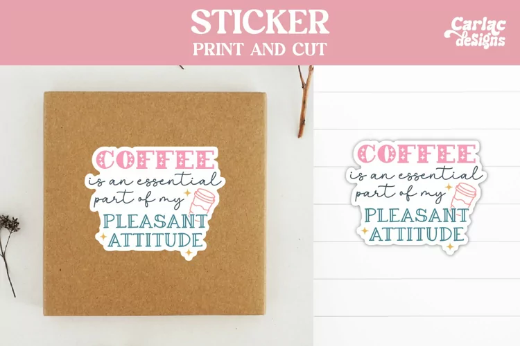 Coffee Stickers, Coffee is an Essential Part Sticker