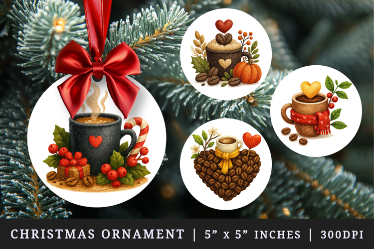 Christmas Ornament Sublimation Designs Image 21