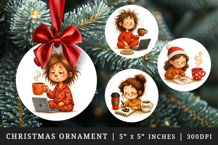 Christmas Ornament Sublimation Designs Image 14