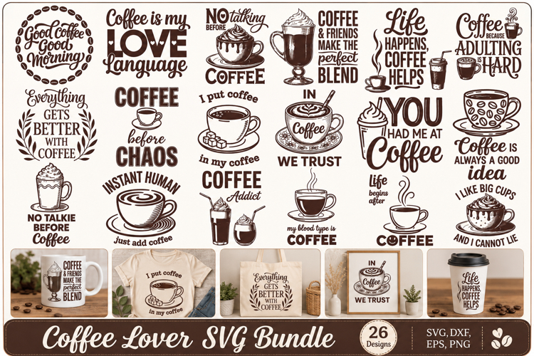 Coffee Lover SVG Bundle