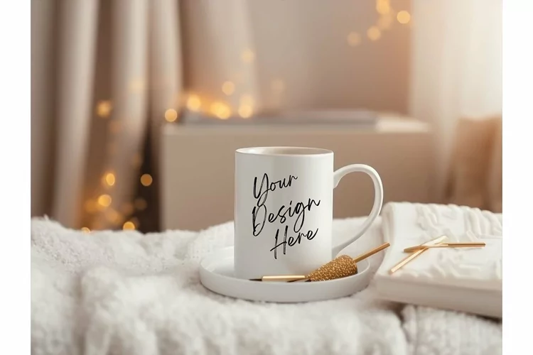 Winter Coffee Mug Mockups Template Blank Mug Mock Ups