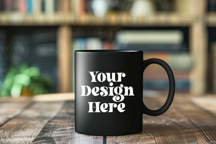Coffee Mug Mockup Placed On A Kitchen