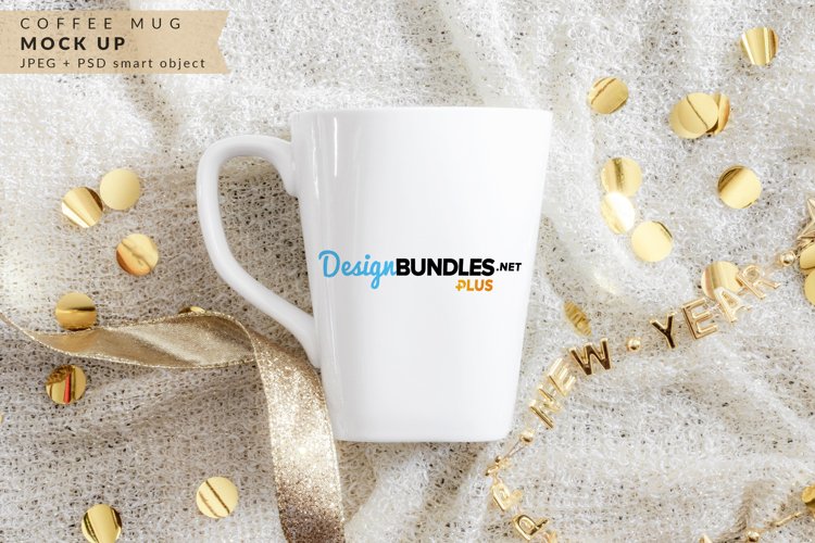 Coffee Mug New Year Mock up example image 1
