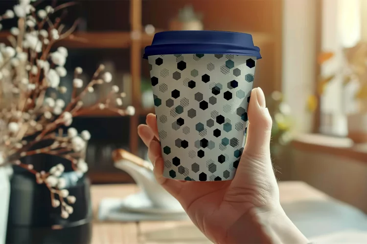 Paper coffee cup mockup