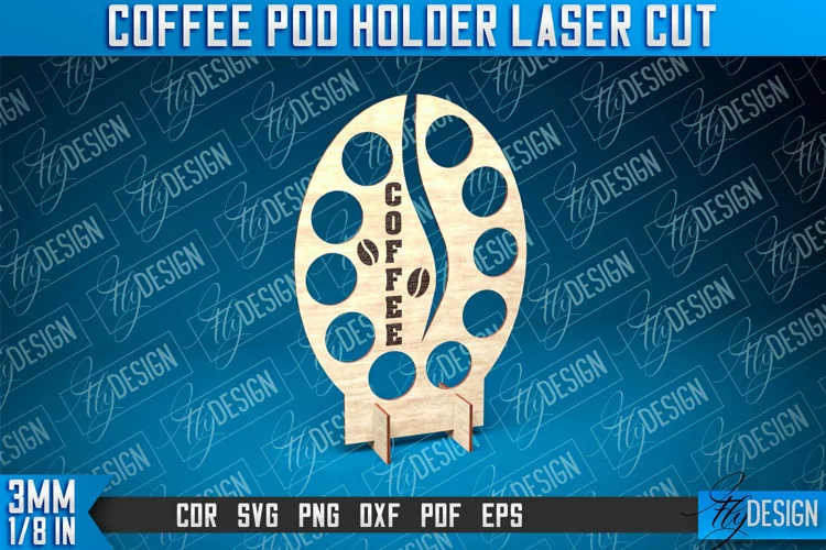 Coffee Pod Holder Laser Cut Project|Coffee Pod Design|Laser