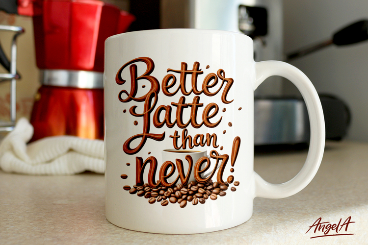 Latte Clipart Image 2