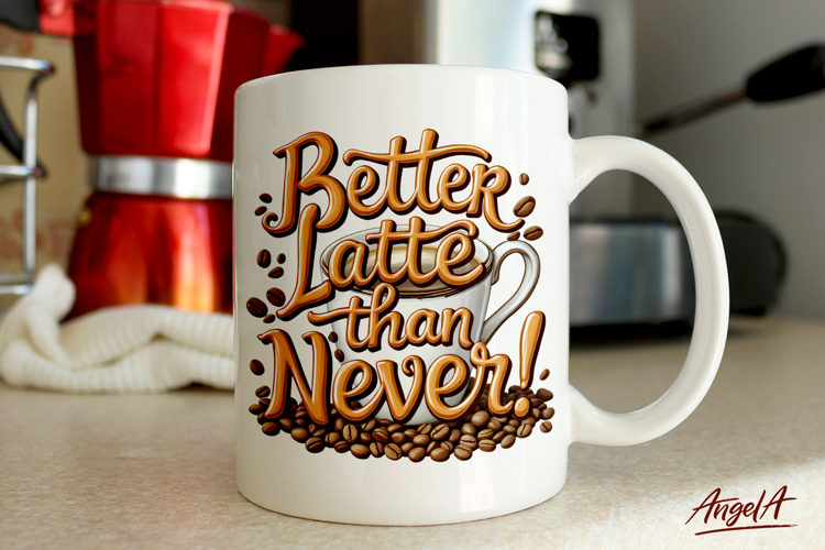 Latte Clipart Image 24
