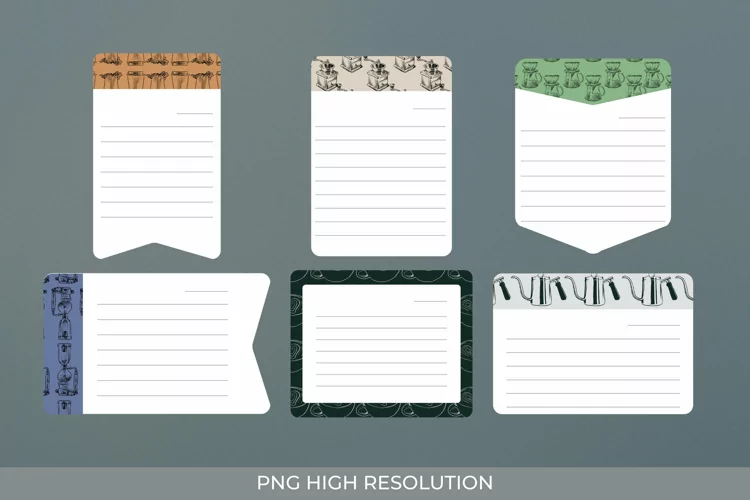 Coffee Shaped Journaling Layout