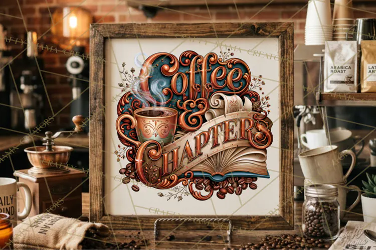 Coffee Lovers Signs, Coffee Signs PNG, Cozy Cafe Quotes