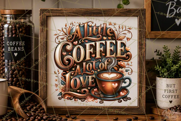 Coffee Lovers Signs, Coffee Signs PNG, Cozy Cafe Quotes