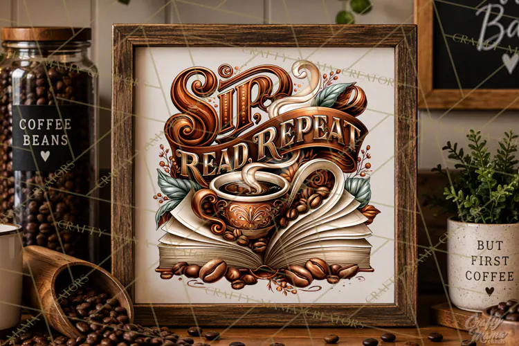 Coffee Lovers Signs, Coffee Signs PNG, Cozy Cafe Quotes