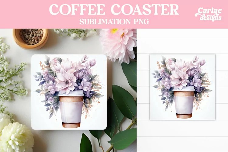 Coffee Square Coaster Sublimation