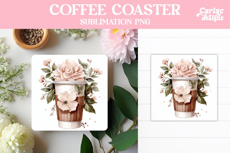 Coffee Square Coaster Sublimation