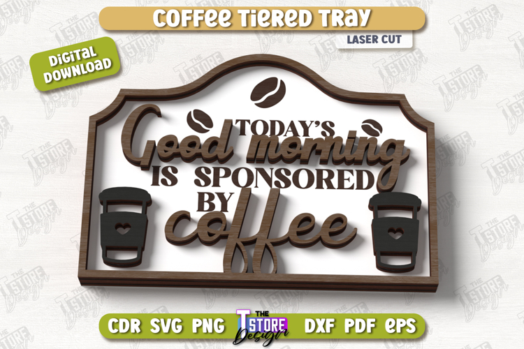 Coffee Sign Laser Cut|Coffee House |Coffee Shop|Kitchen Sign