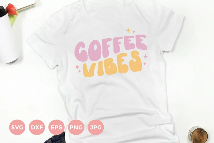 Coffee Vibes | Coffee Svg | Retro T-Shirt