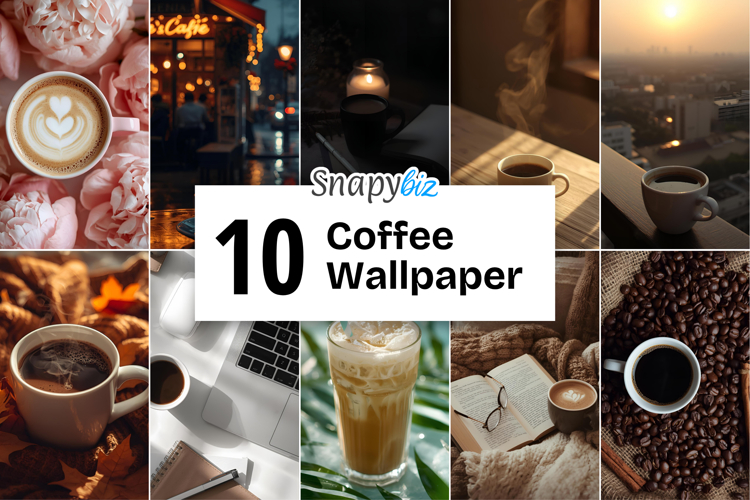 Aesthetic Coffee Cozy iphone Desktop Wallpaper Pack
