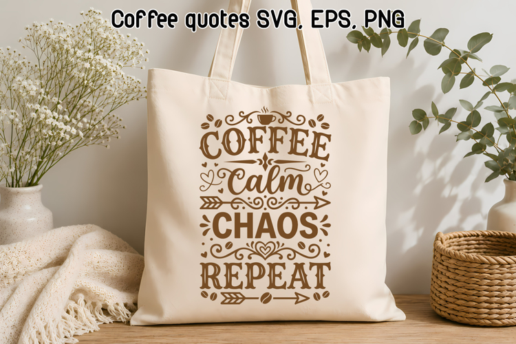 Mom Life Coffee SVG | Funny Mom Coffee Shirt SVG