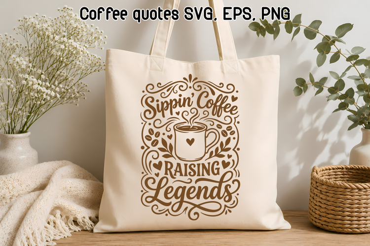 Coffee Mom SVG for Shirts and Mugs