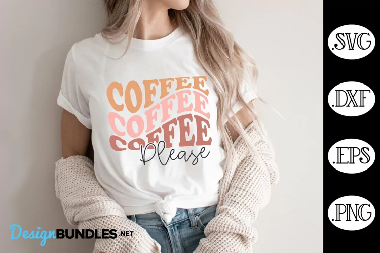 Coffee Please Retro SVG | Coffee Retro SVG