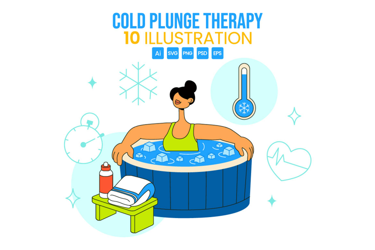 10 Cold Plunge Therapy Illustration