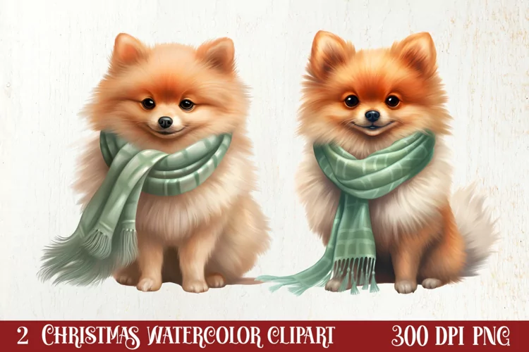 Cold Weather Dogs Sublimation Clipart, Christmas PNG