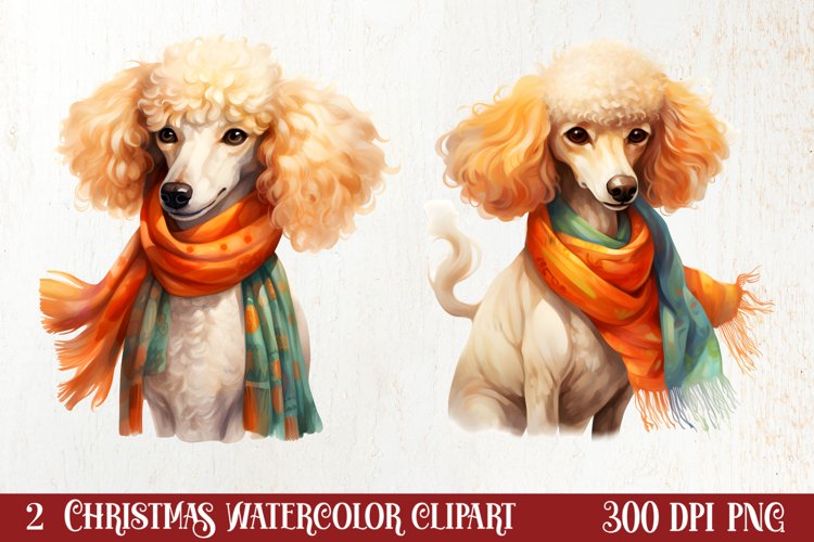 Cold Weather Dogs Sublimation Clipart, Christmas PNG