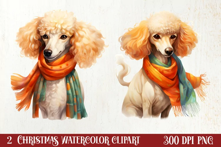 Cold Weather Dogs Sublimation Clipart, Christmas PNG