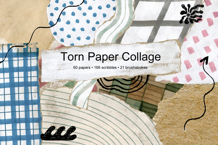 Torn papers clipart.