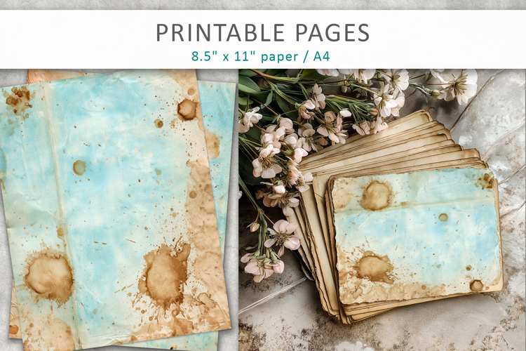 Coffee stained aged paper backgrounds