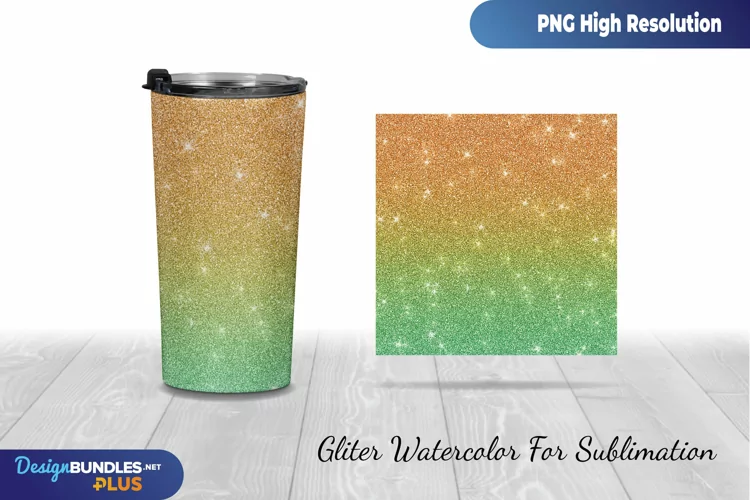 Colorful Glitter Sublimation SVG