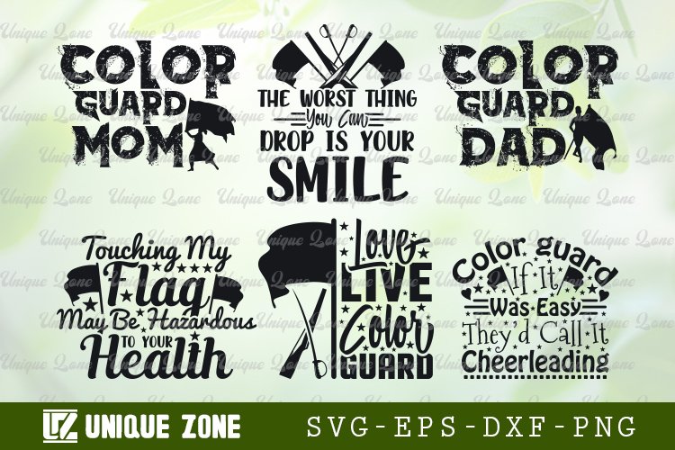 Color Guard SVG Bundle, Color Guard Mom Svg, Color Guard Dad